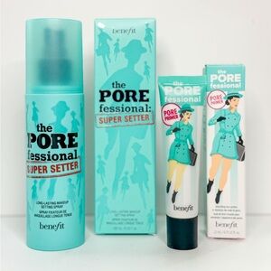 2 Unopened Benefit Cosmetics Primer and Makeup Setting Spray